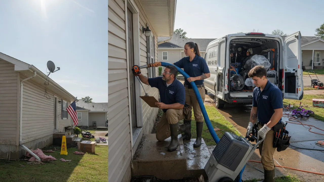 Ceiling Water Damage Restoration in Genoa, IL near me